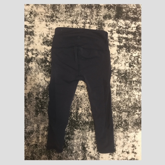 Lululemon Mesh Crop Leggings - Picture 2 of 3